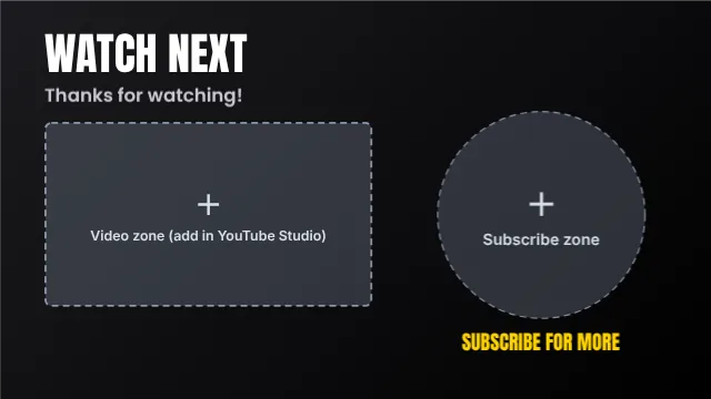 YouTube Banner & Channel Kit Maker template