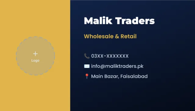 Business Card Maker template