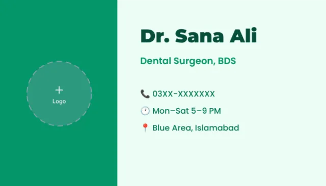 Business Card Maker template