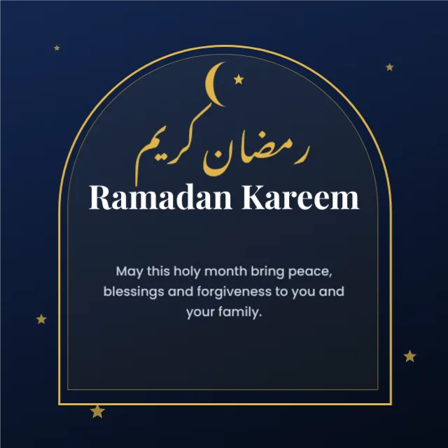 Eid Mubarak Card Maker template
