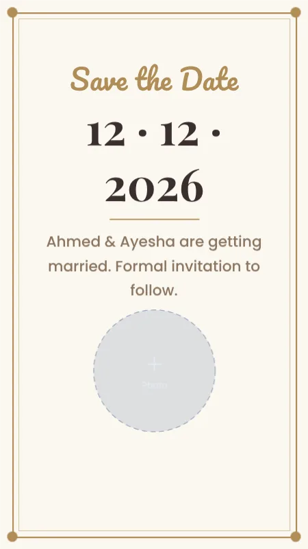Wedding Invitation Card Maker template