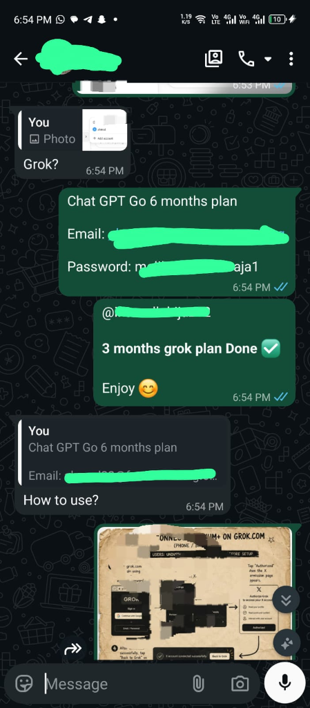 ChatGPT Go Setup Proof