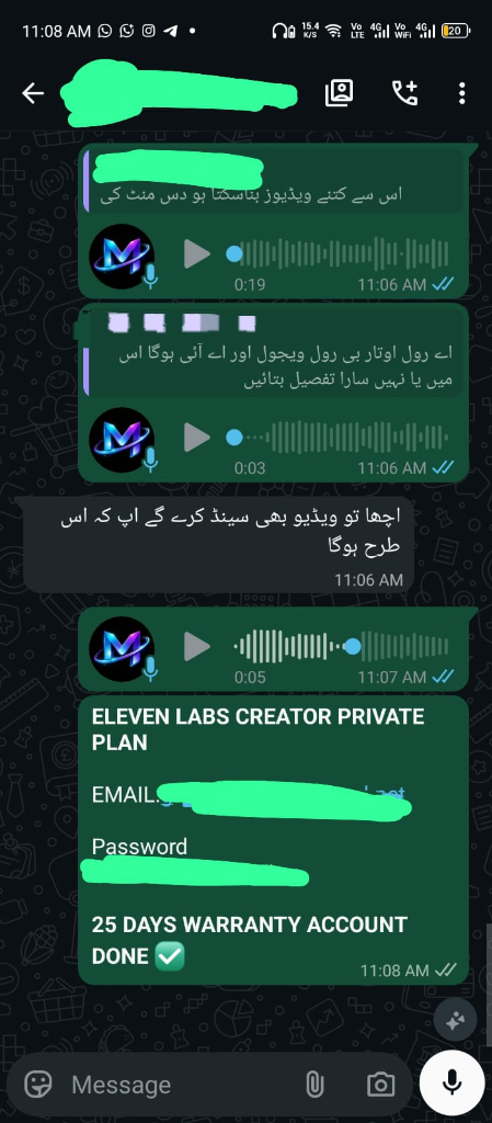 ElevenLabs Creator Setup Proof