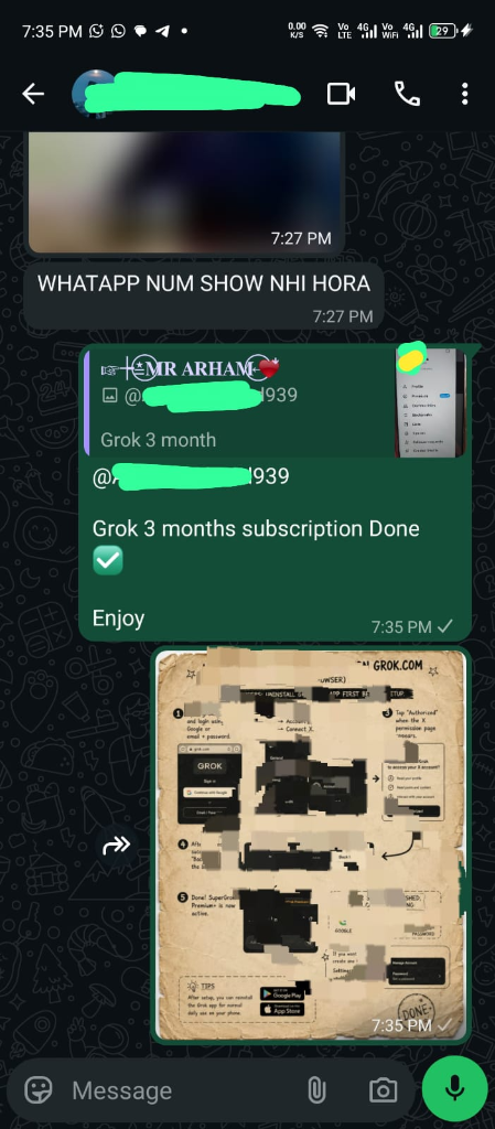 Grok 3 Months Setup Proof